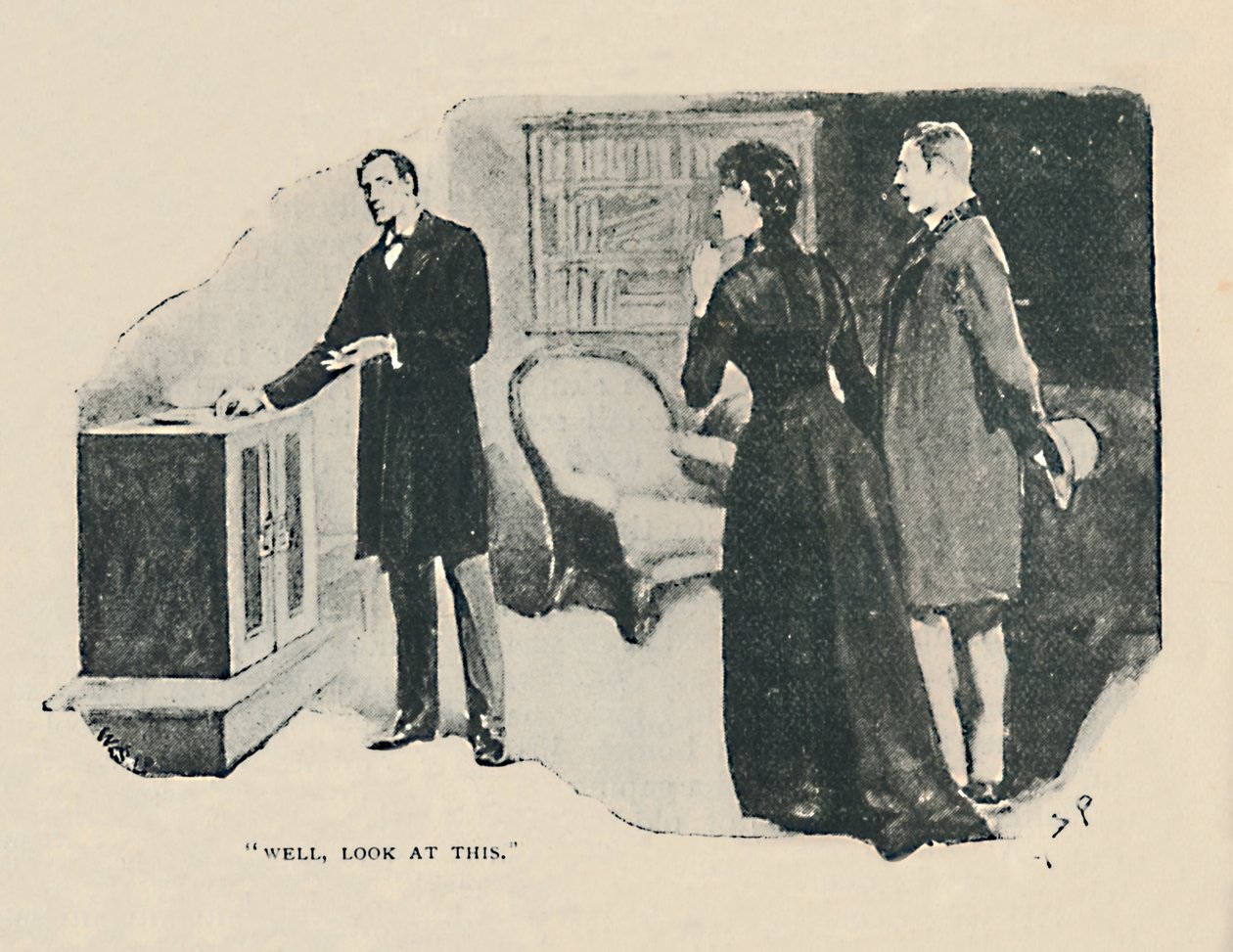 Nou, kijk hier eens naar, 1892 door Sidney Paget