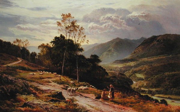Little Langdale, Westmoreland door Sidney Richard Percy