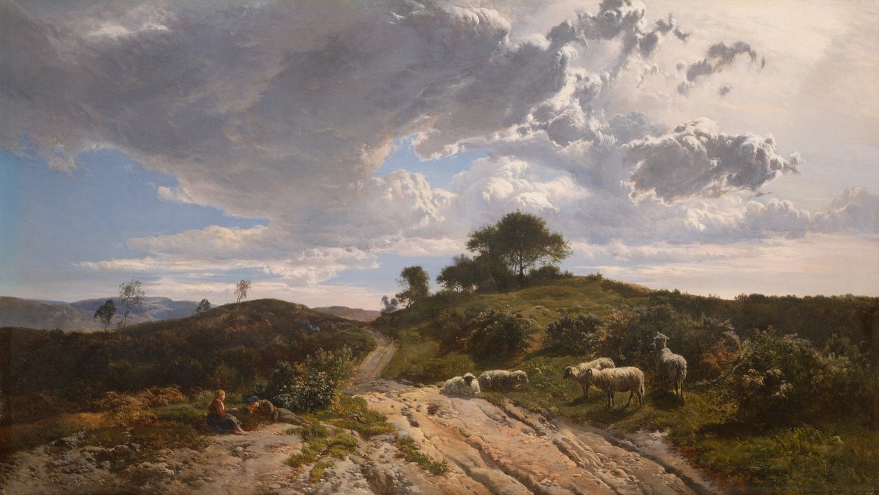 Aangename weide door Sidney Richard Percy
