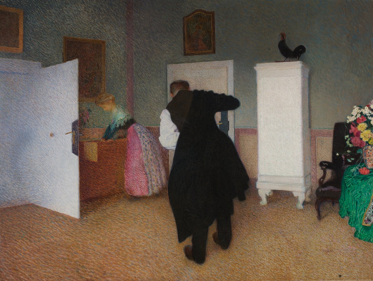 Interieur door Sigmund Walter Hampel