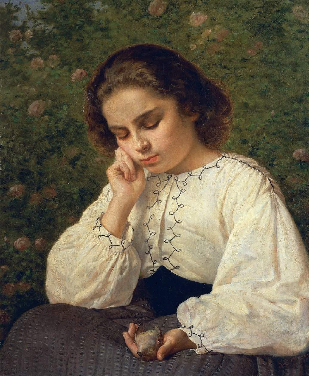 Eerste pijn door Silvestro Lega