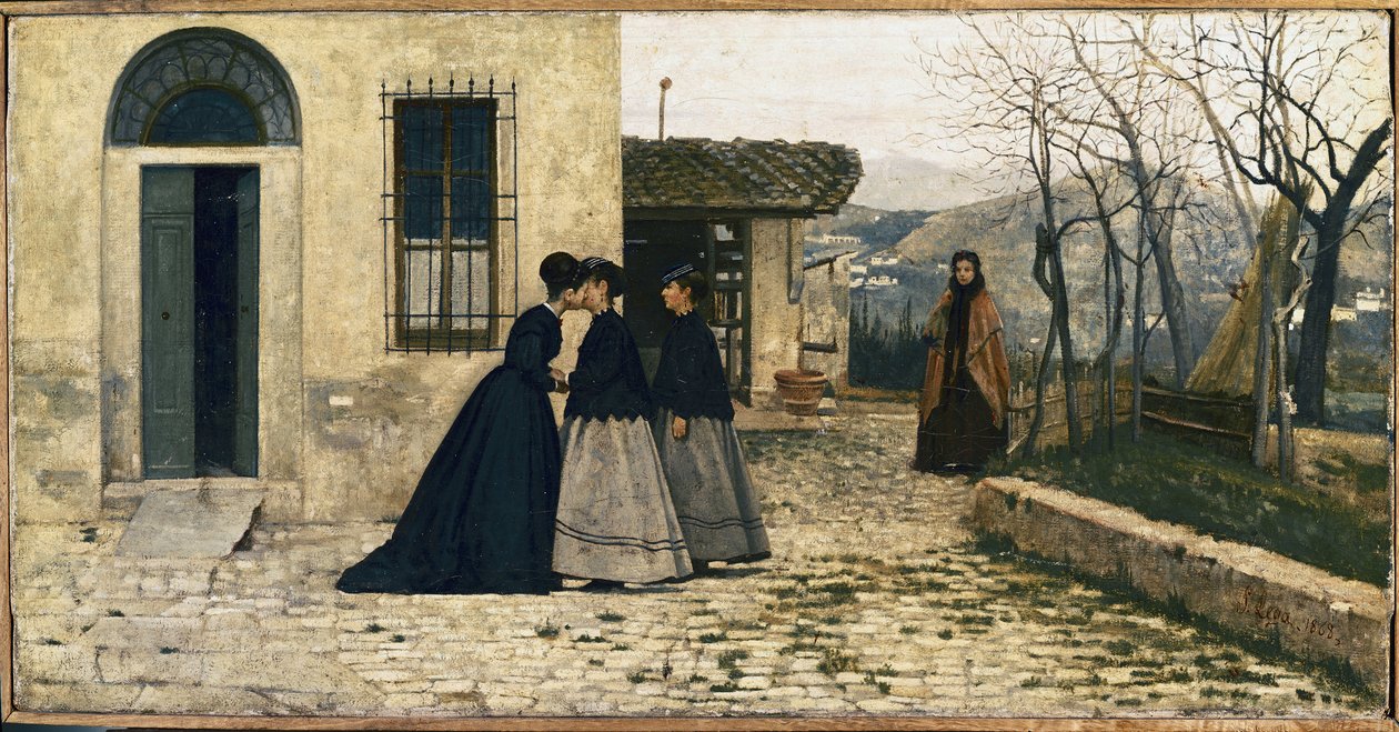 Het bezoek door Silvestro Lega
