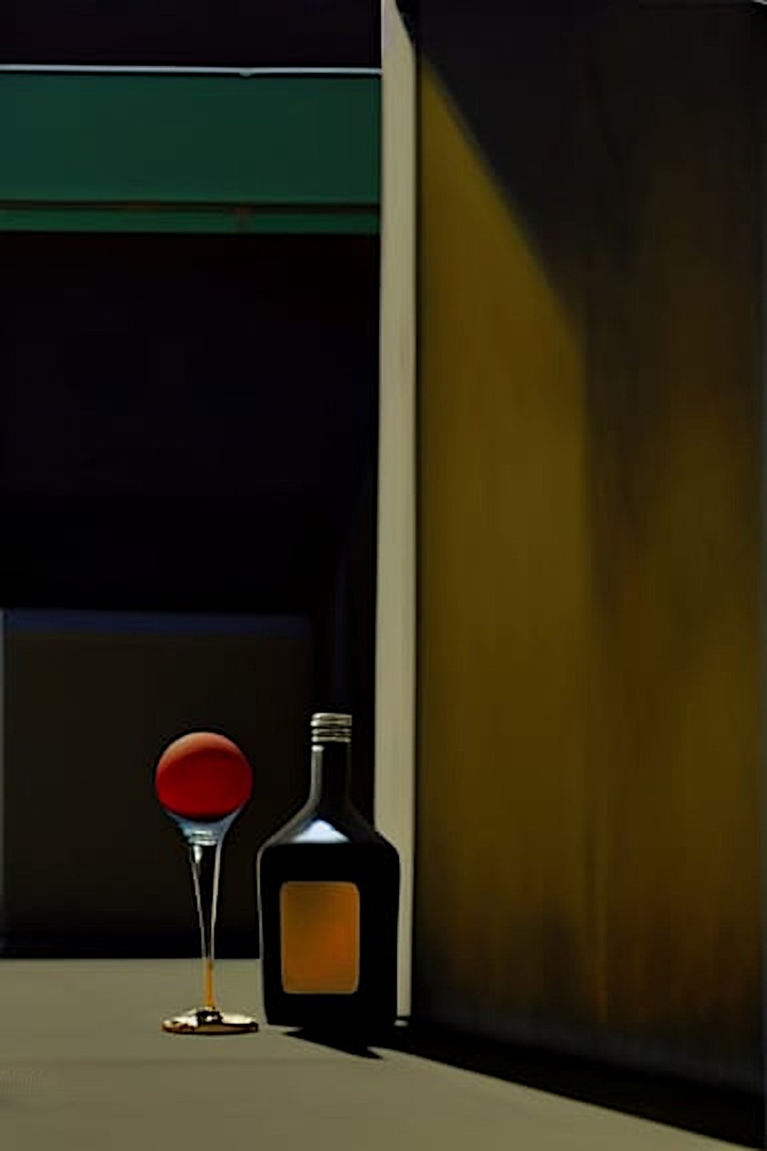 Eenzame glas lot door Silvia Martini