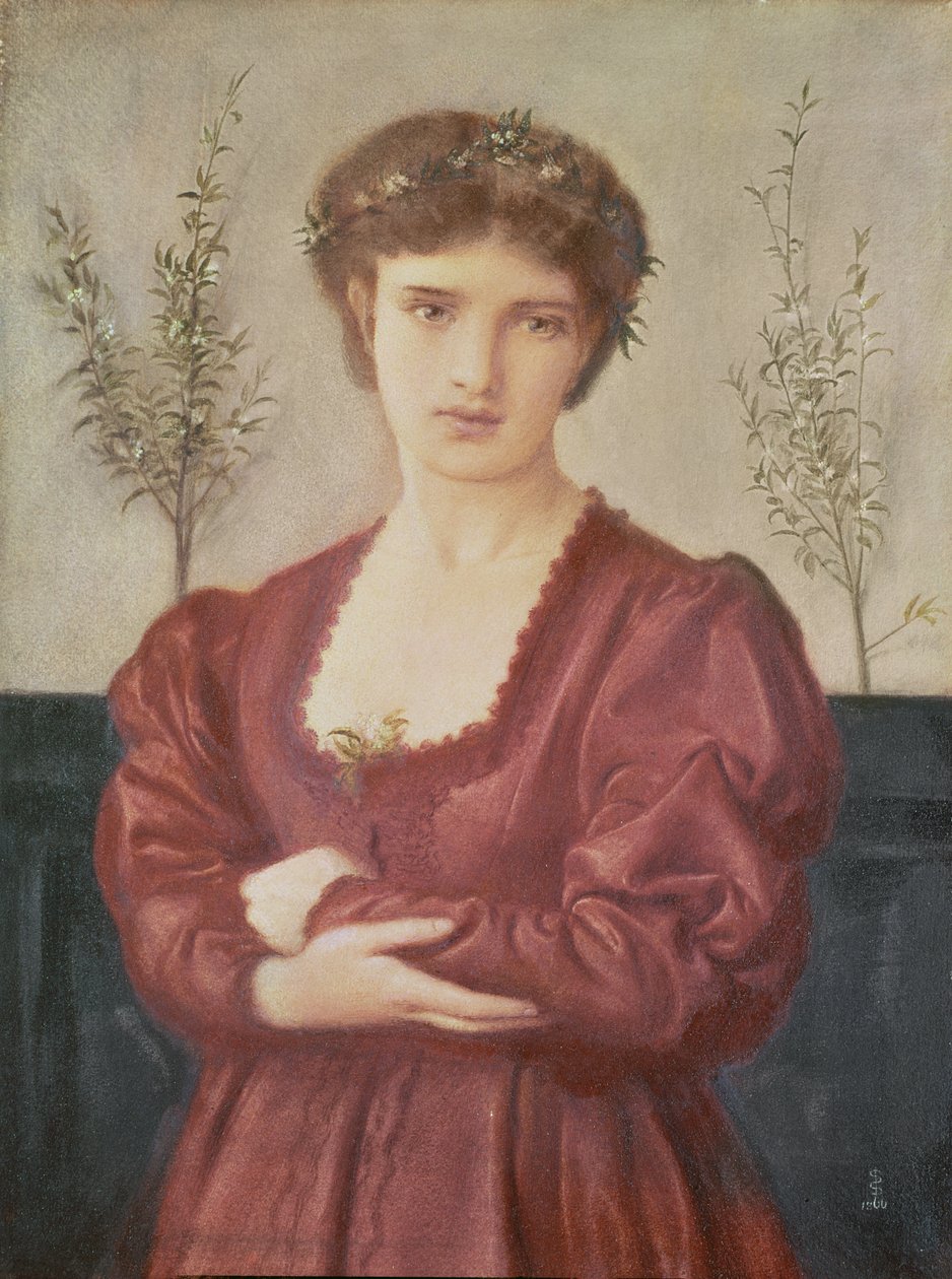 Beatrice door Simeon Solomon