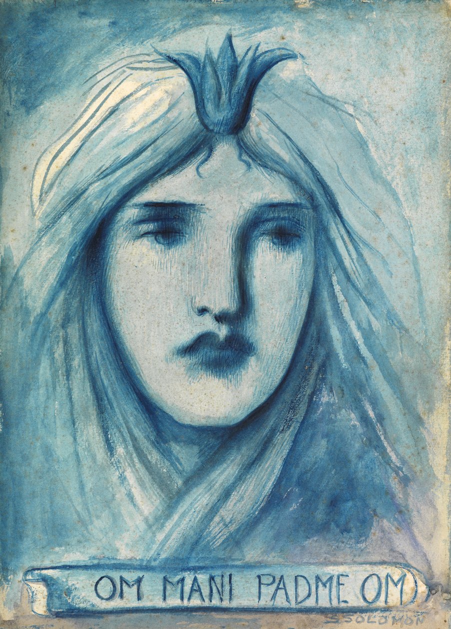 Om Mani Padma Om door Simeon Solomon