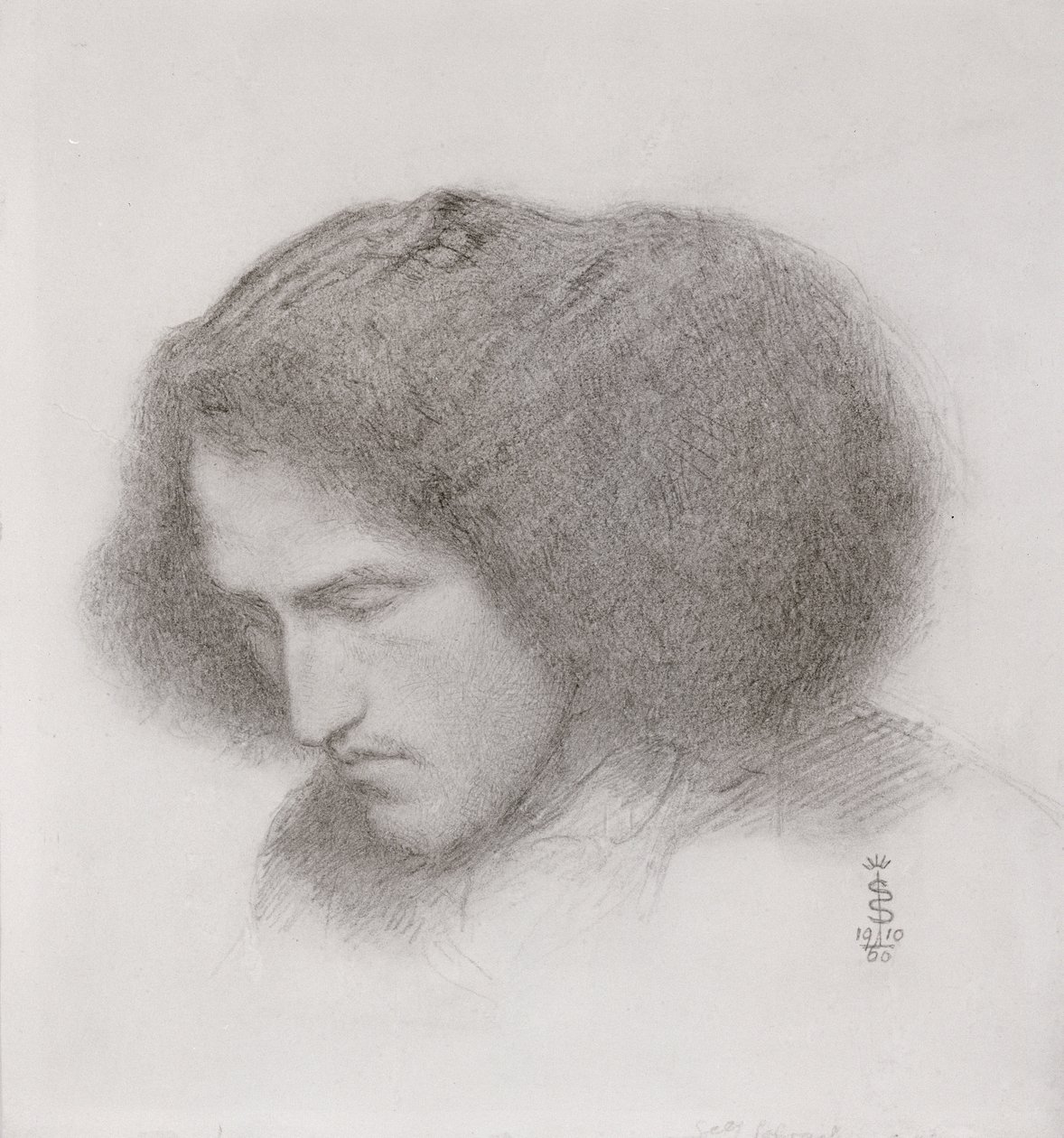 Zelfportret door Simeon Solomon