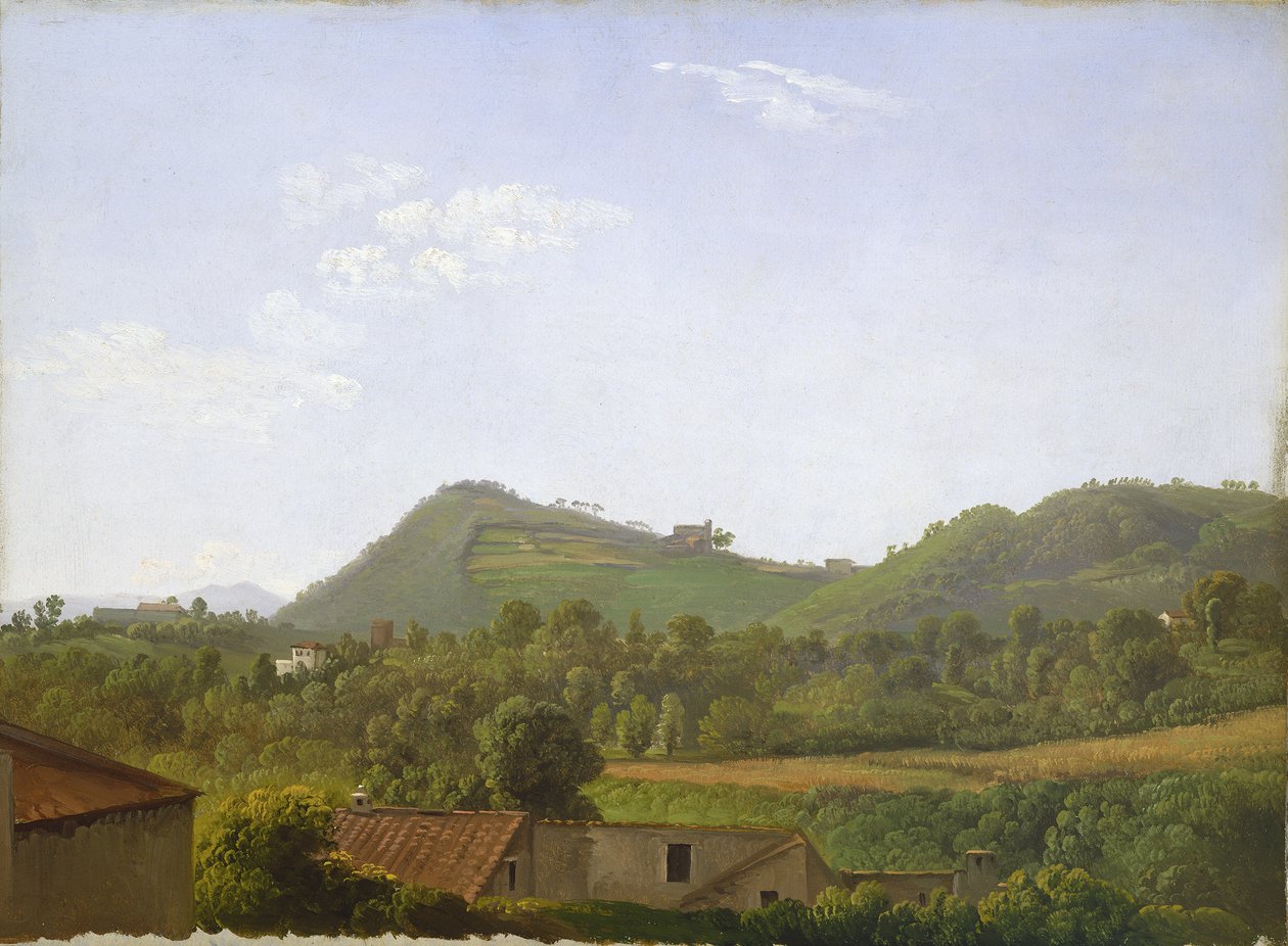 Uitzicht bij Napels, c.1806 door Simon Alexandre Clément Denis