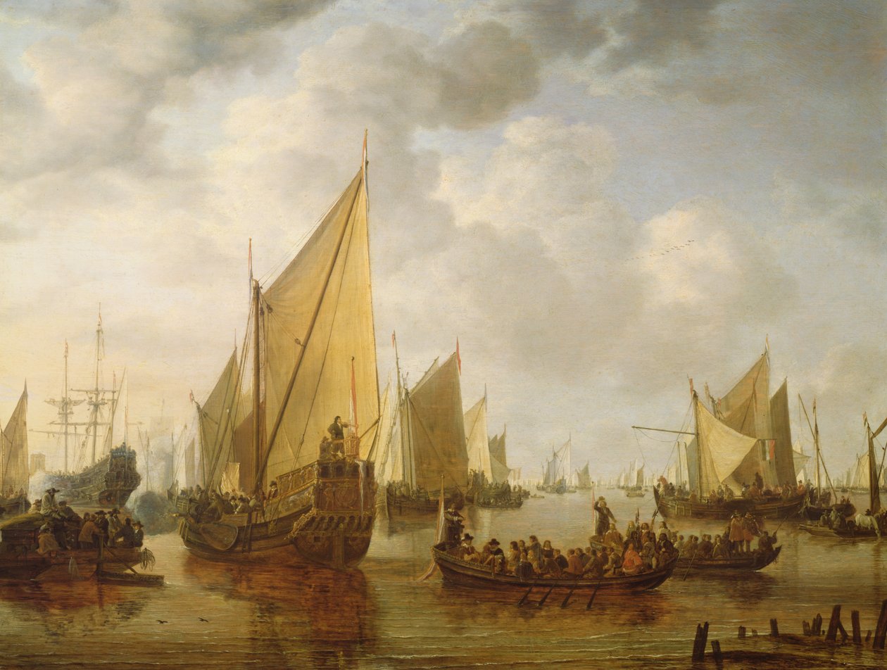 Marine Review, 1649 door Simon de Vlieger