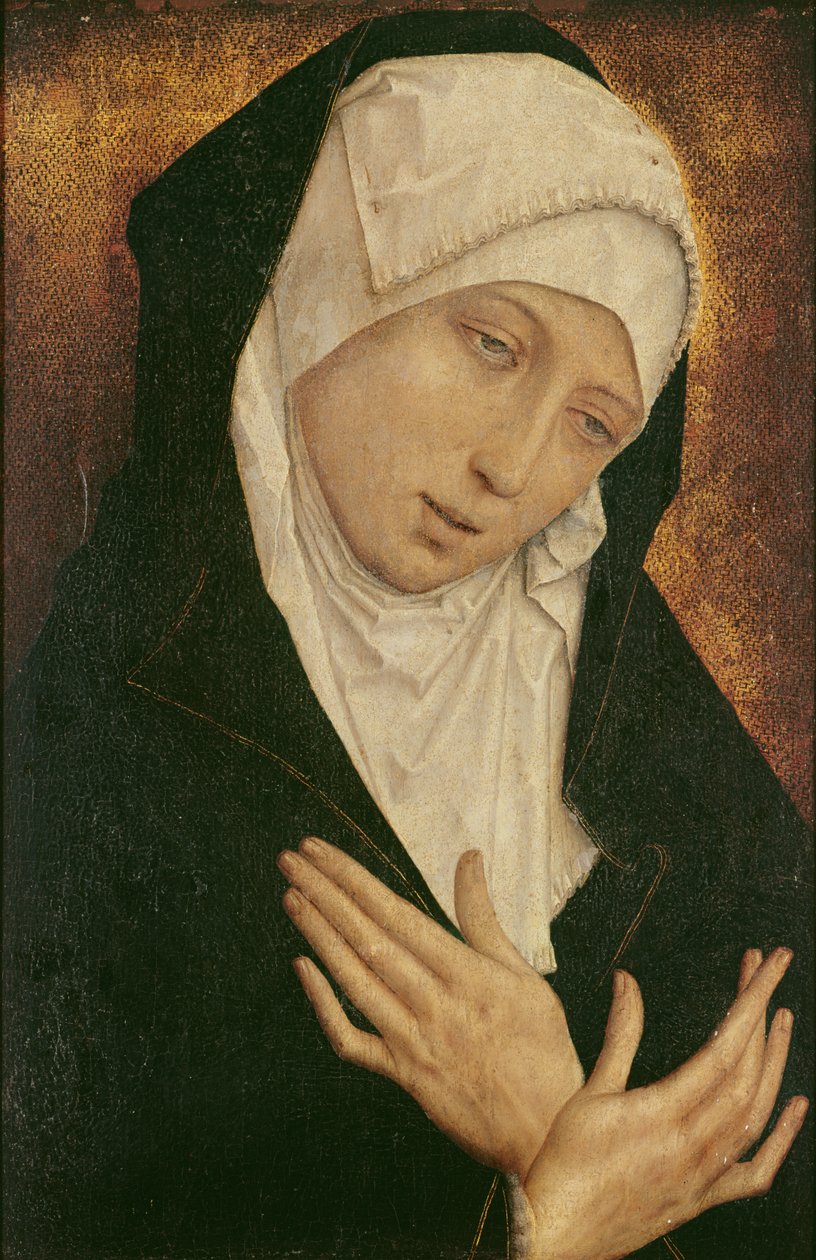 De Maagd van Verdriet, c.1460 door Simon Marmion