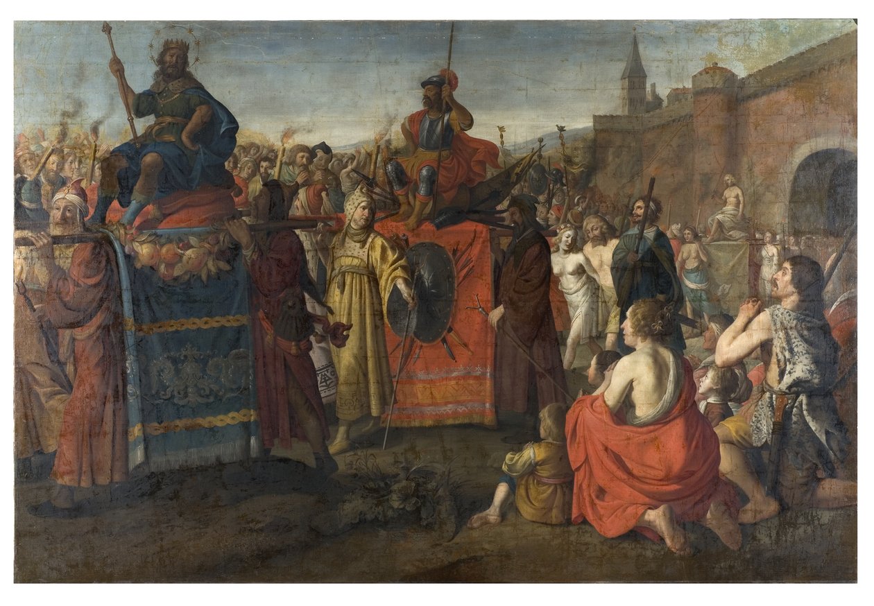 Een Romeinse Triomftocht, 1641 door Simon Peter Tilemann