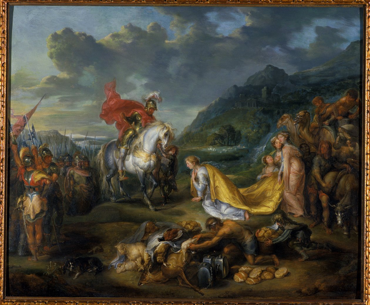 Abigail voor David, 1640 door Simon de Vos