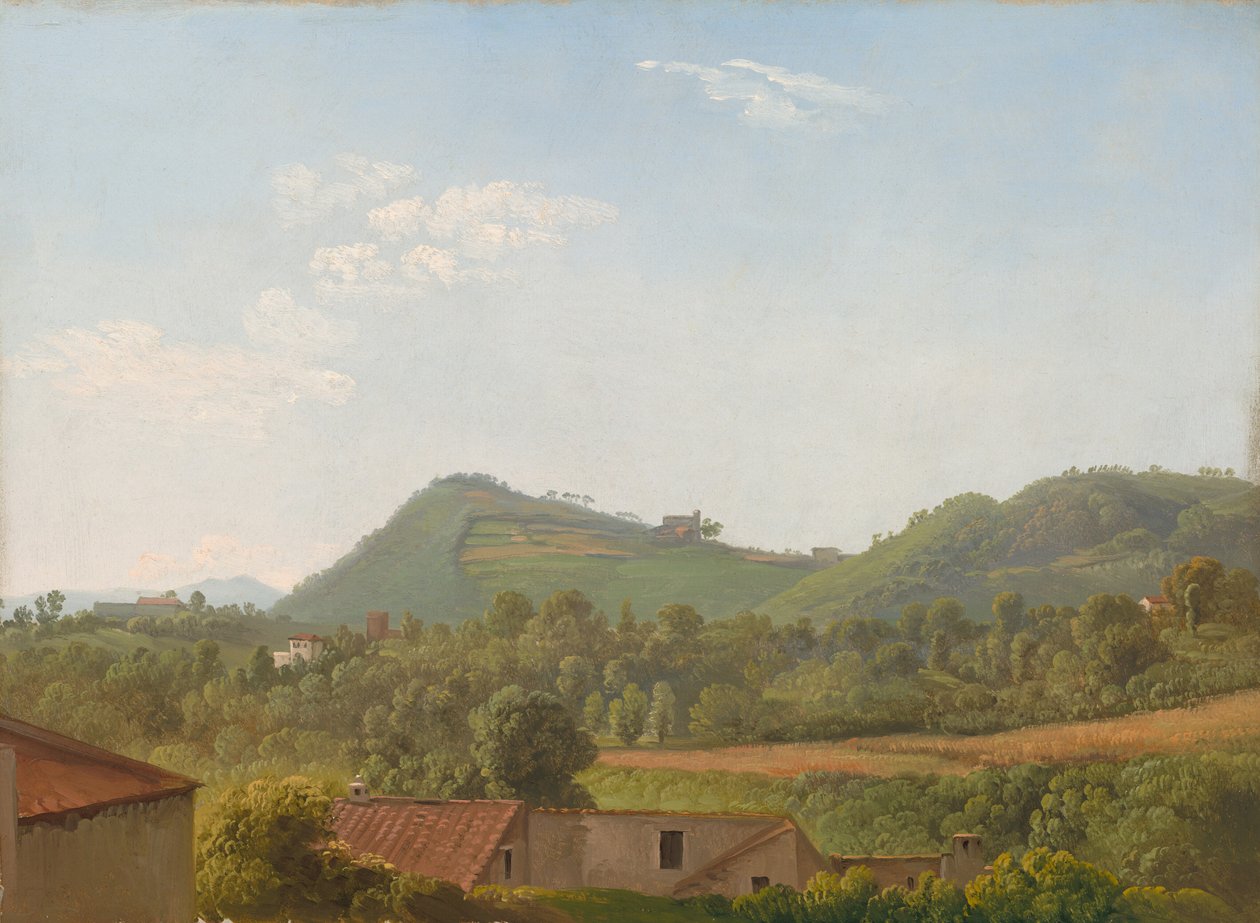 Uitzicht nabij Napels, ca. 1806 door Simon Alexandre Clément Denis