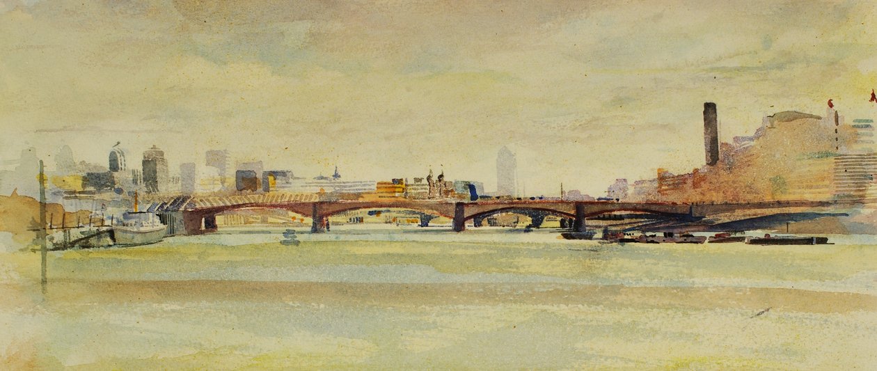 Londen rivier nr. 2 door Simon Fletcher