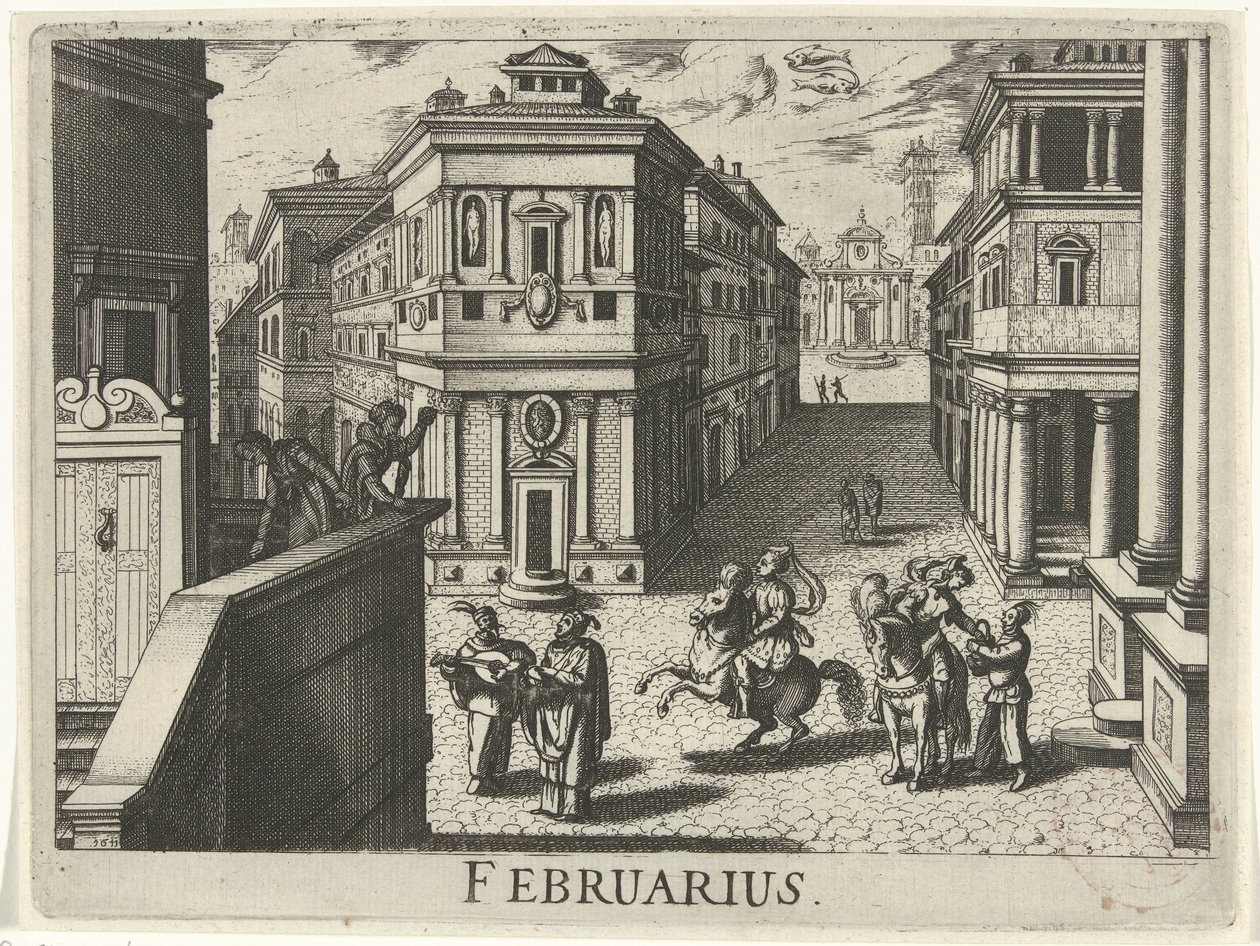 Februari door Simon Frisius