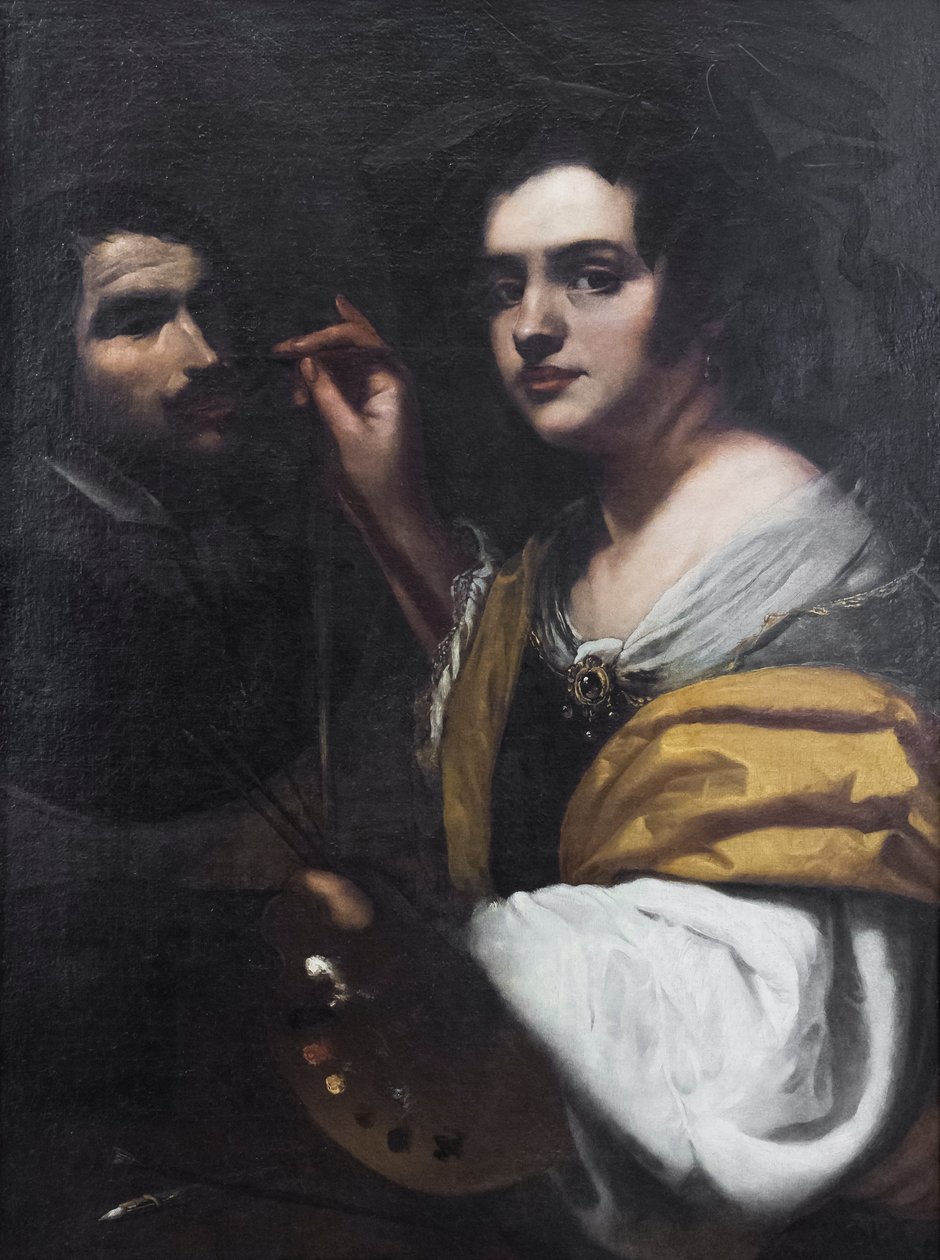 Allegorie van schilderkunst door Simon Vouet