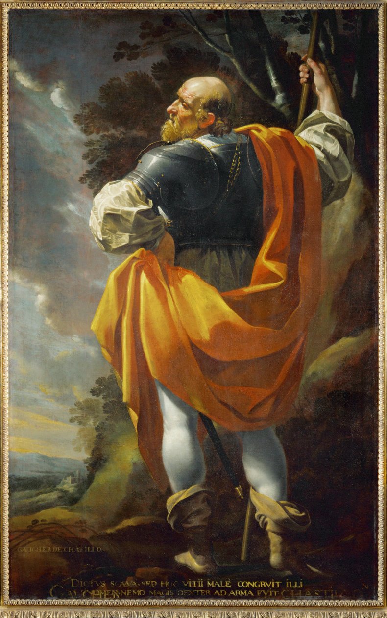 Gaucher de Chatillon, Connetable van Frankrijk ... door Simon Vouet