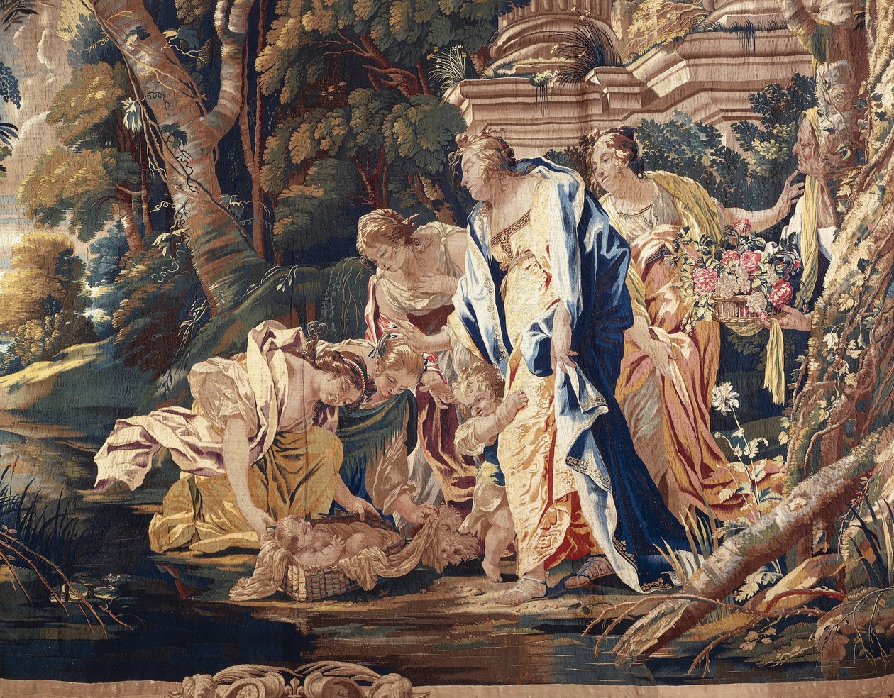 De vondst van Mozes door Simon Vouet