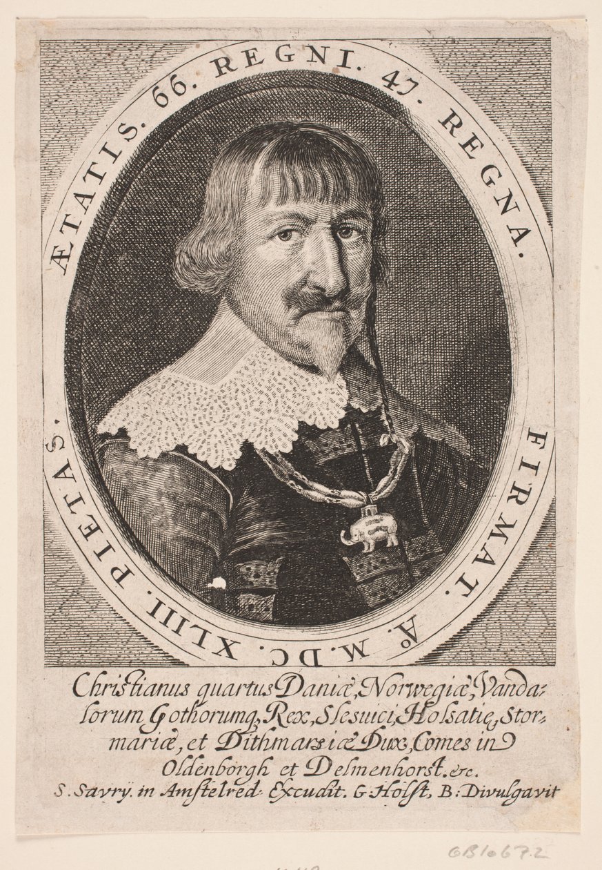 Christian IV door Simon de Pas