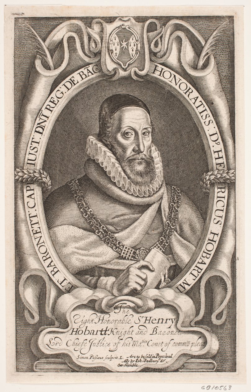 Henry Hobart door Simon de Pas
