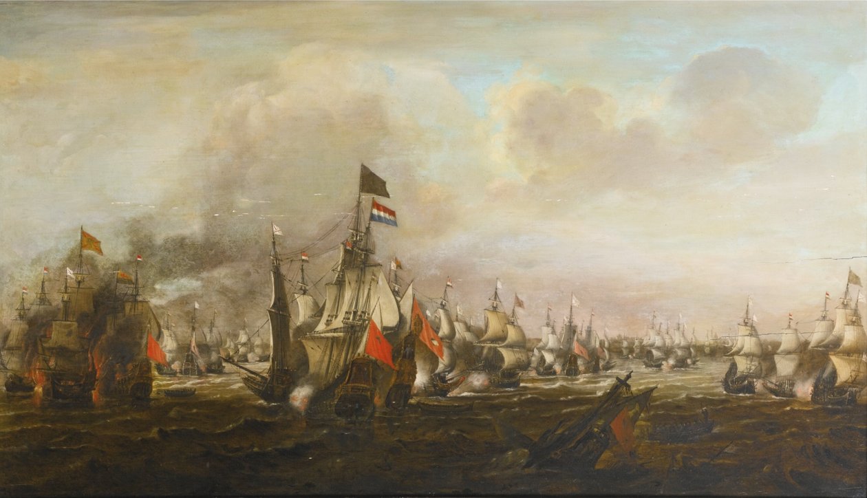 De slag om de Downs door Simon de Vlieger