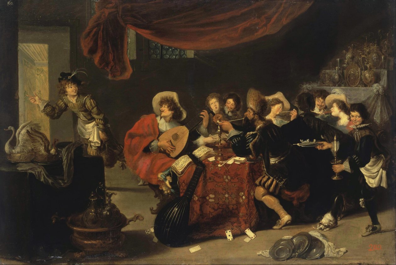 Vrolijk gezelschap door Simon de Vos
