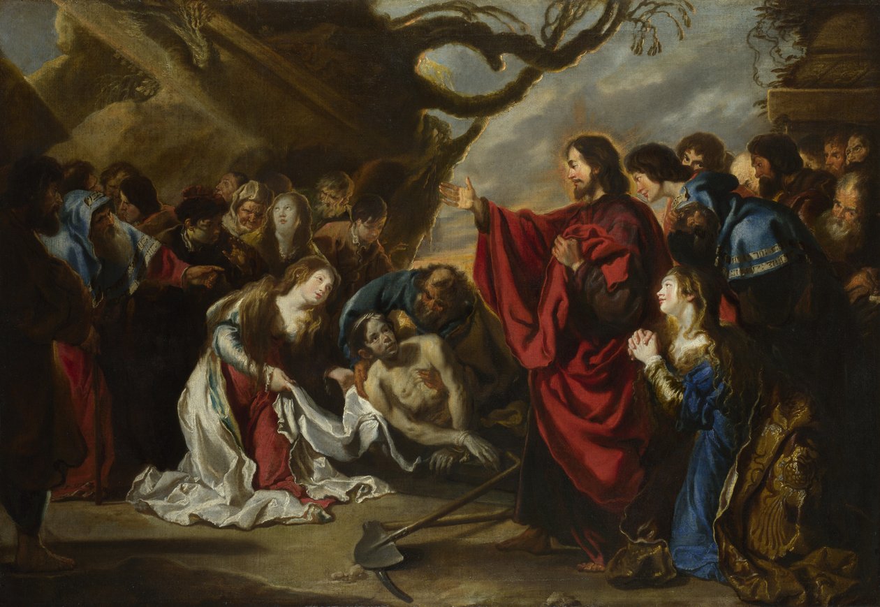 De Opwekking van Lazarus door Simon de Vos