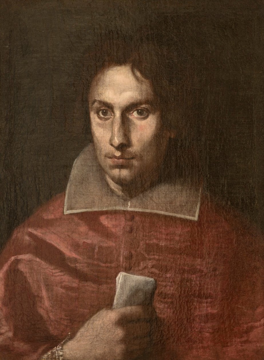 Portret van kardinaal Antonio Barberini door Simone Cantarini