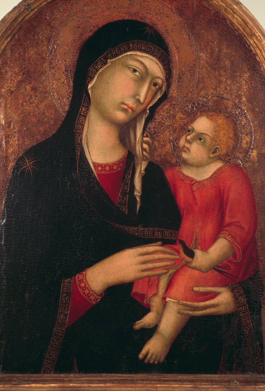 Madonna en Kind door Simone Martini