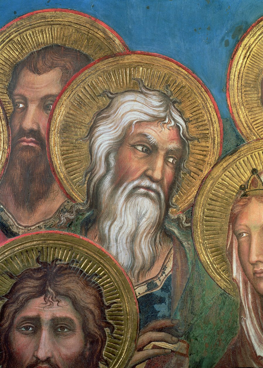 Maesta: St. Andreas (detail) door Simone Martini