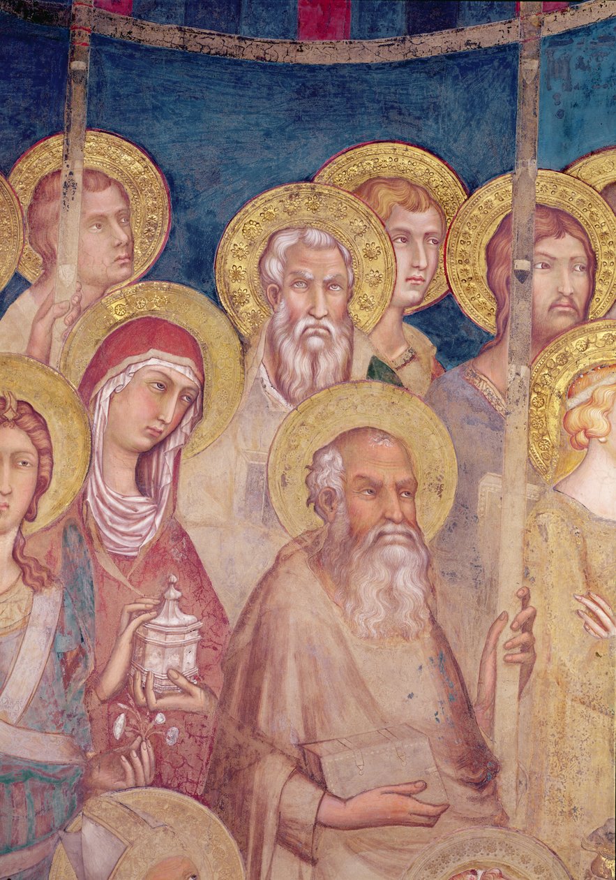Maesta (detail) door Simone Martini