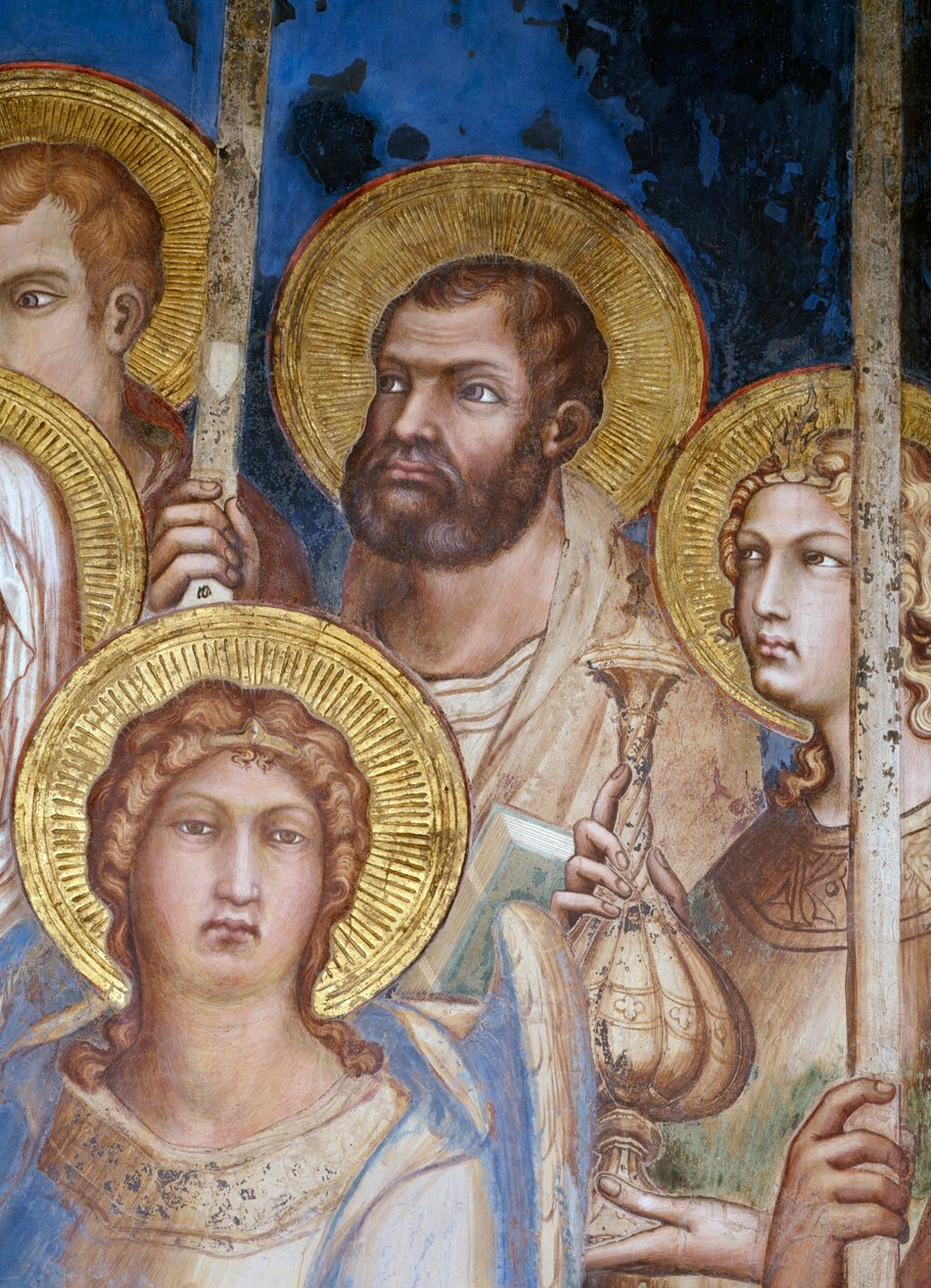 Maesta (detail) door Simone Martini