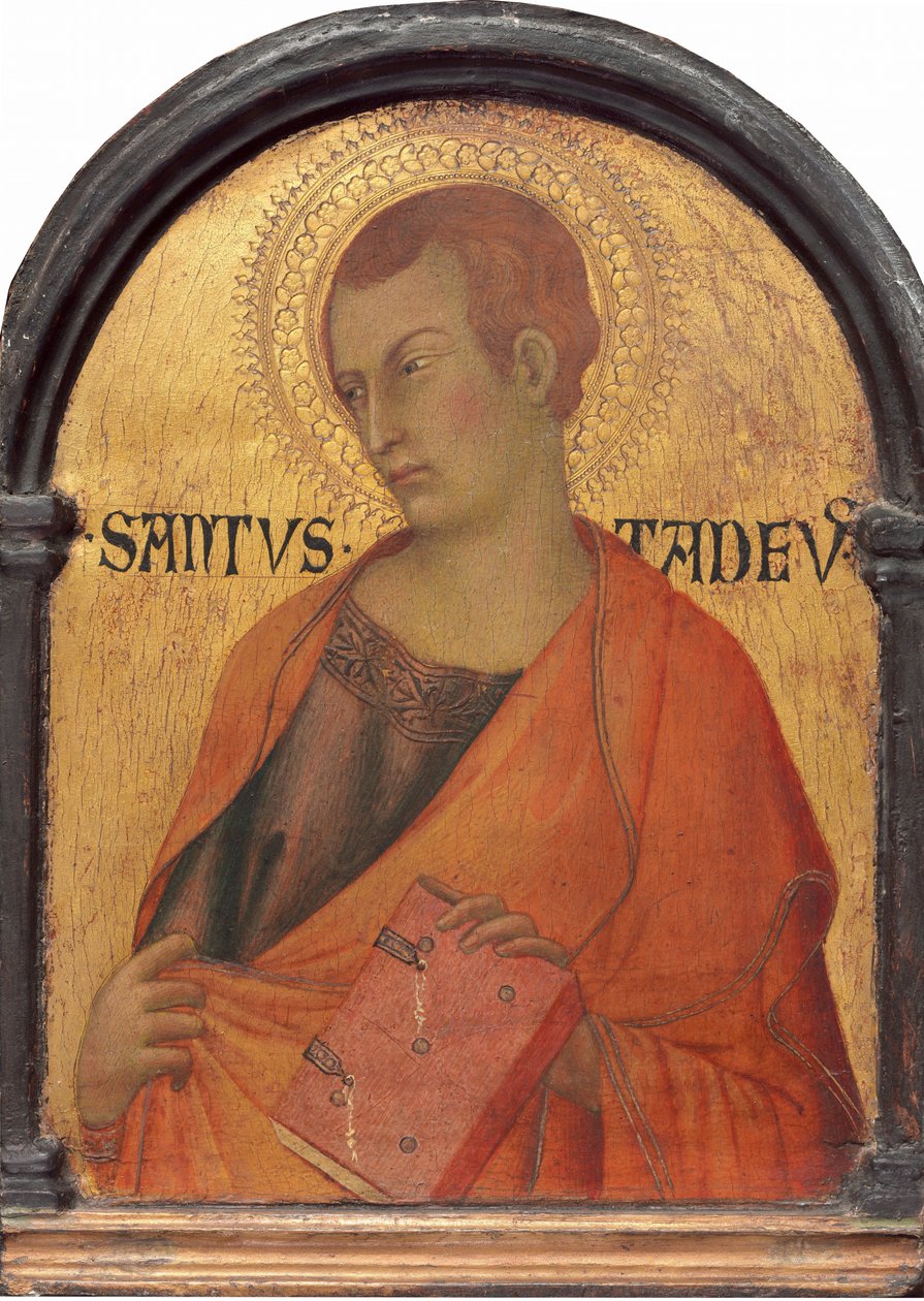 Sint Judas Thaddeus, ca. 1315-1320 door Simone Martini
