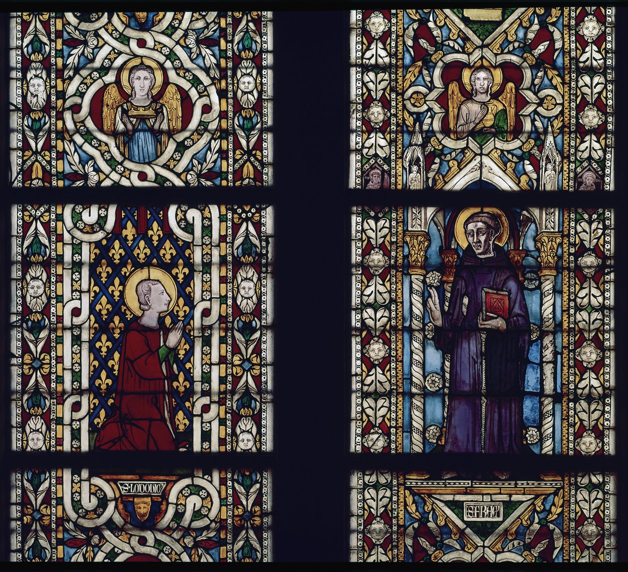 Sint Lodewijk van Toulouse (Lodewijk van Anjou) door Simone Martini
