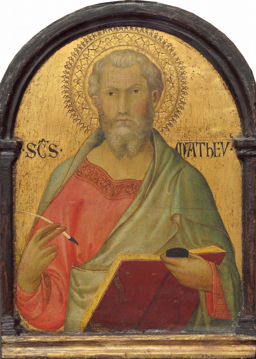 Sint Mattheüs door Simone Martini