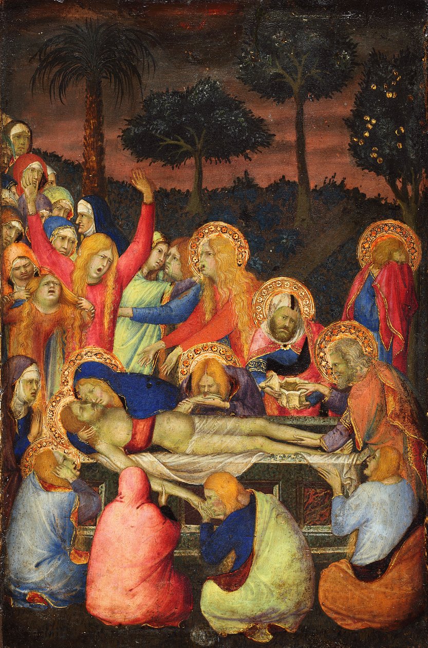 De graflegging van Christus door Simone Martini