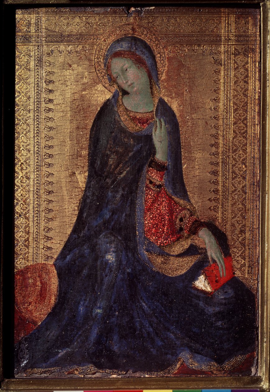 De aankondiging van de Maagd door Simone Martini