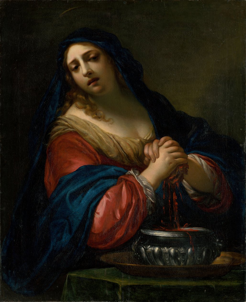 Sint Praxedis, ca. 1650 door Simone Pignoni