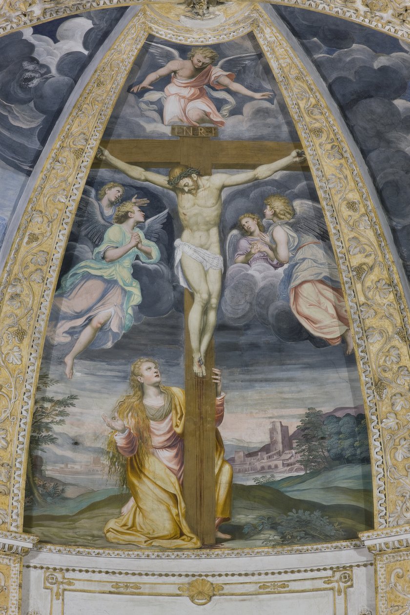 Kruisiging, 1578-82 door Simone Veneziano Peterzano