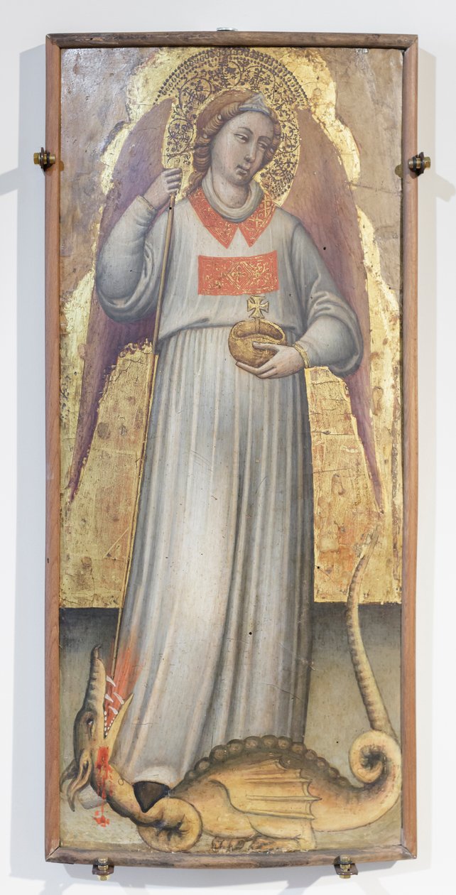 Sint Michaël de Aartsengel door Simone dei Crocifissi