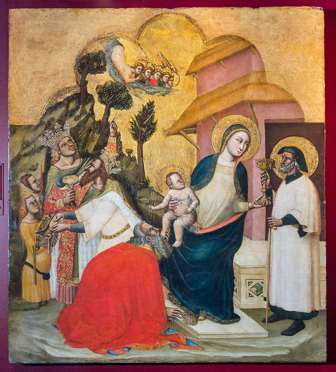 Aanbidding van de Drie Wijzen, c.1350 door Simone dei Crocifissi