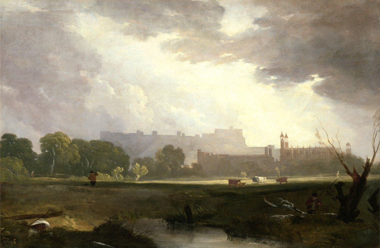 Windsor vanuit Eton door Sir Augustus Wall Callcott