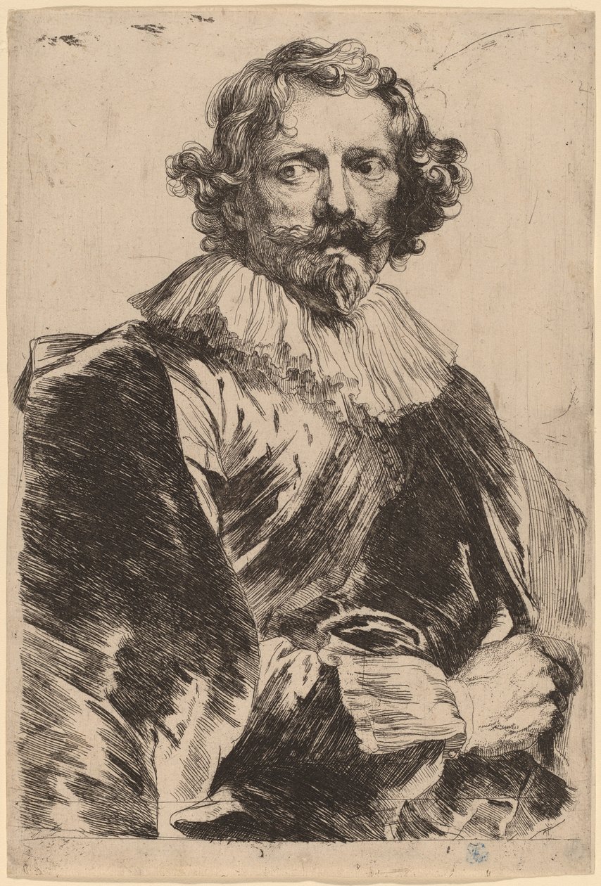Lucas Vorsterman door Sir Anthony van Dyck