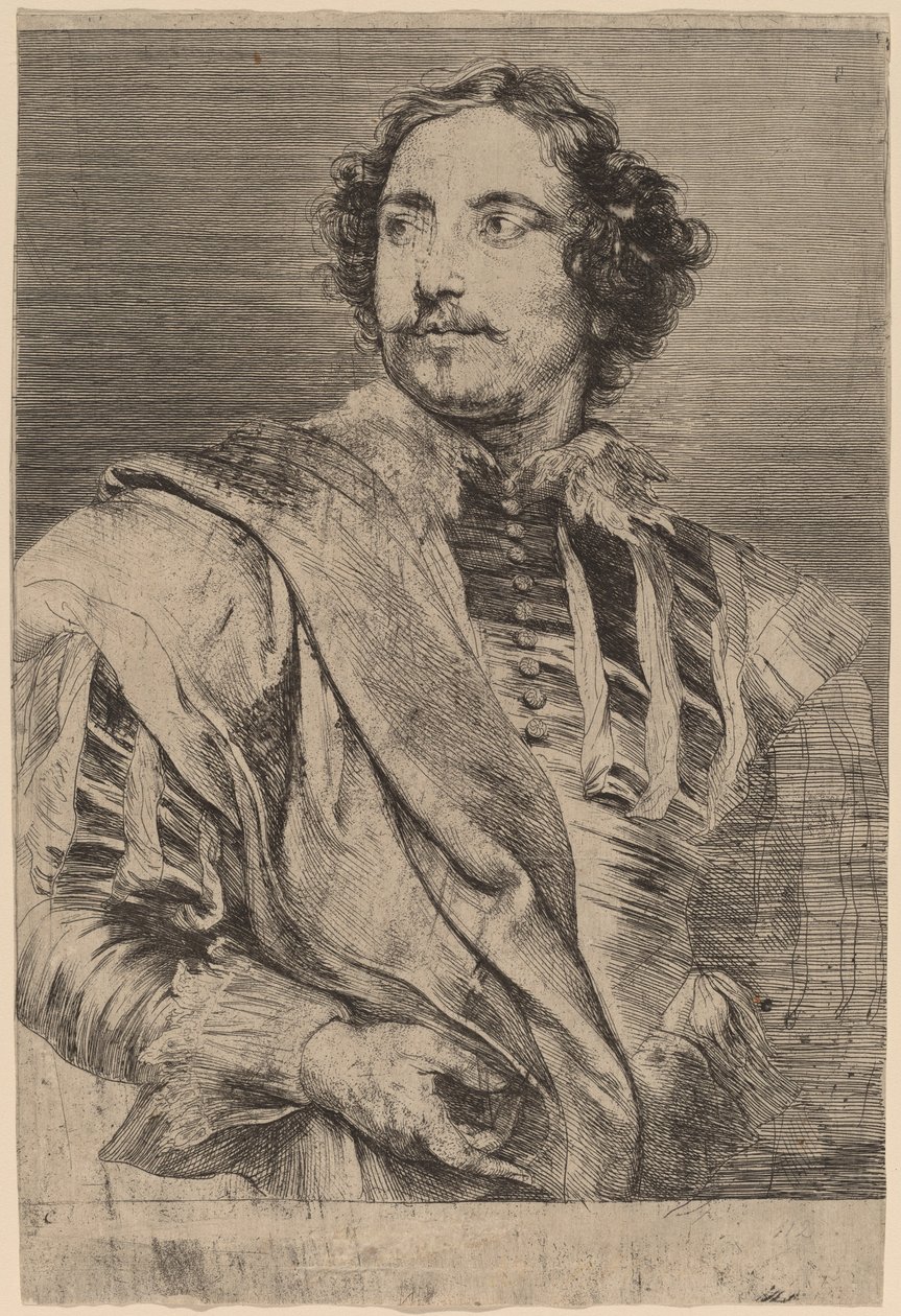 Paulus Pontius door Sir Anthony van Dyck