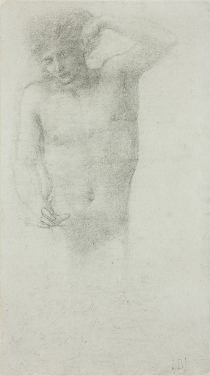 Mannelijk naakt door Sir Edward Burne Jones