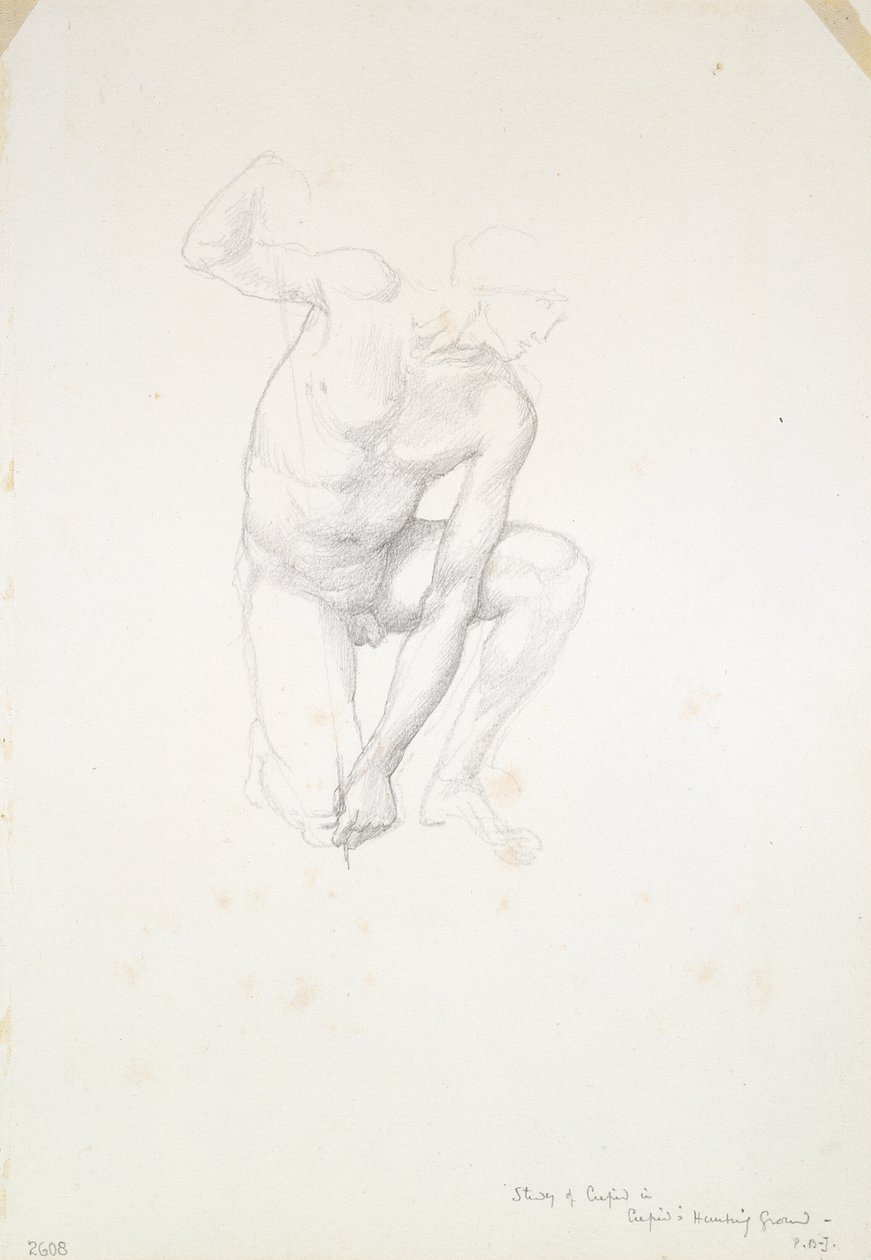 Studie voor Cupido door Sir Edward Burne Jones