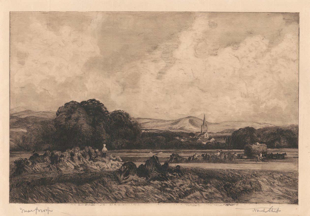 Korenveld Ivinghoe door Sir Frank Short