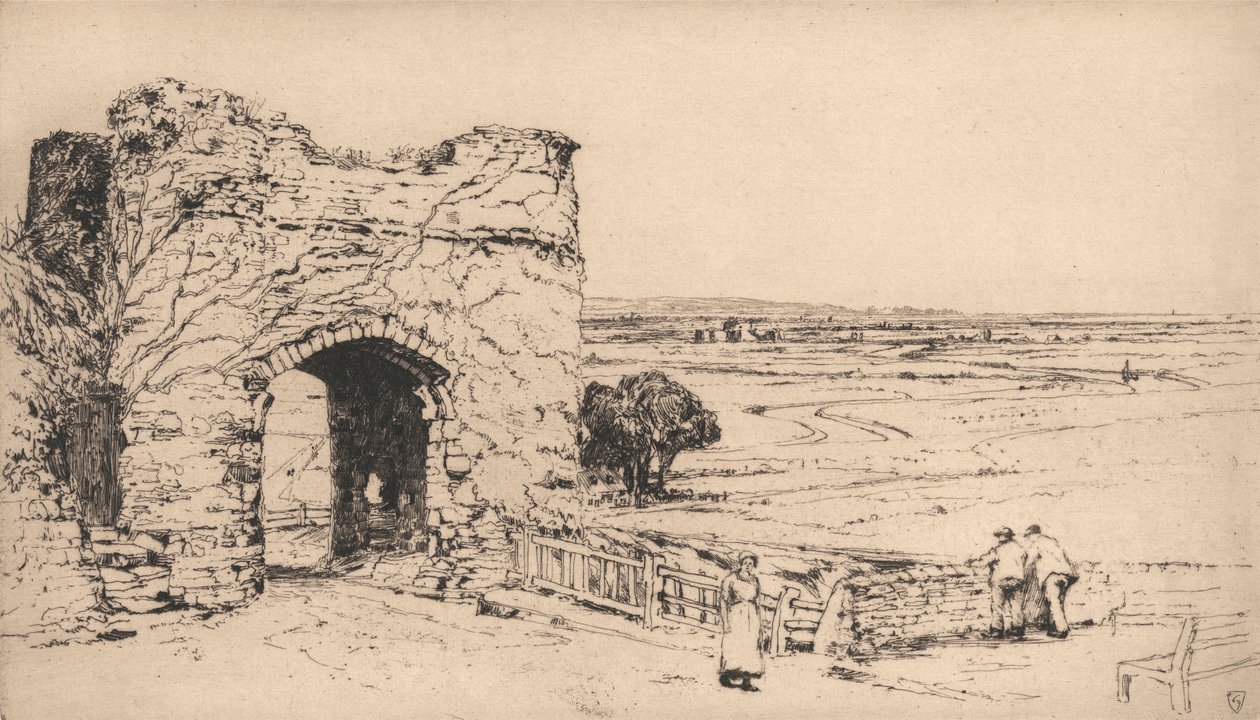 De Strandpoort, Winchelsea door Sir Frank Short