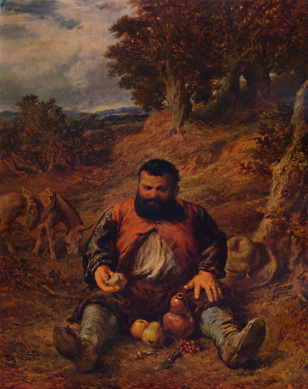 Sancho Panza, 1859 door Sir John Gilbert