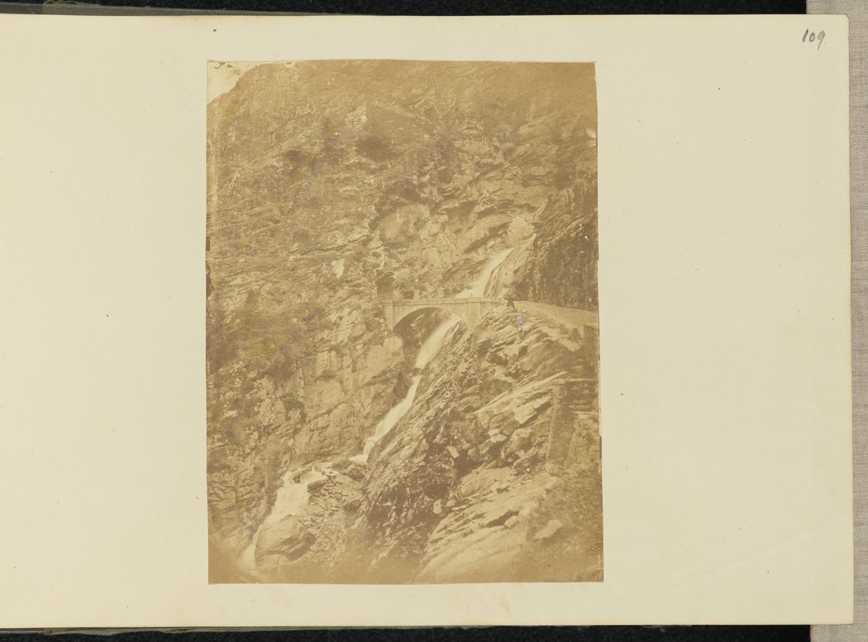 [Bergwaterval]. door Sir John Joscelyn Coghill
