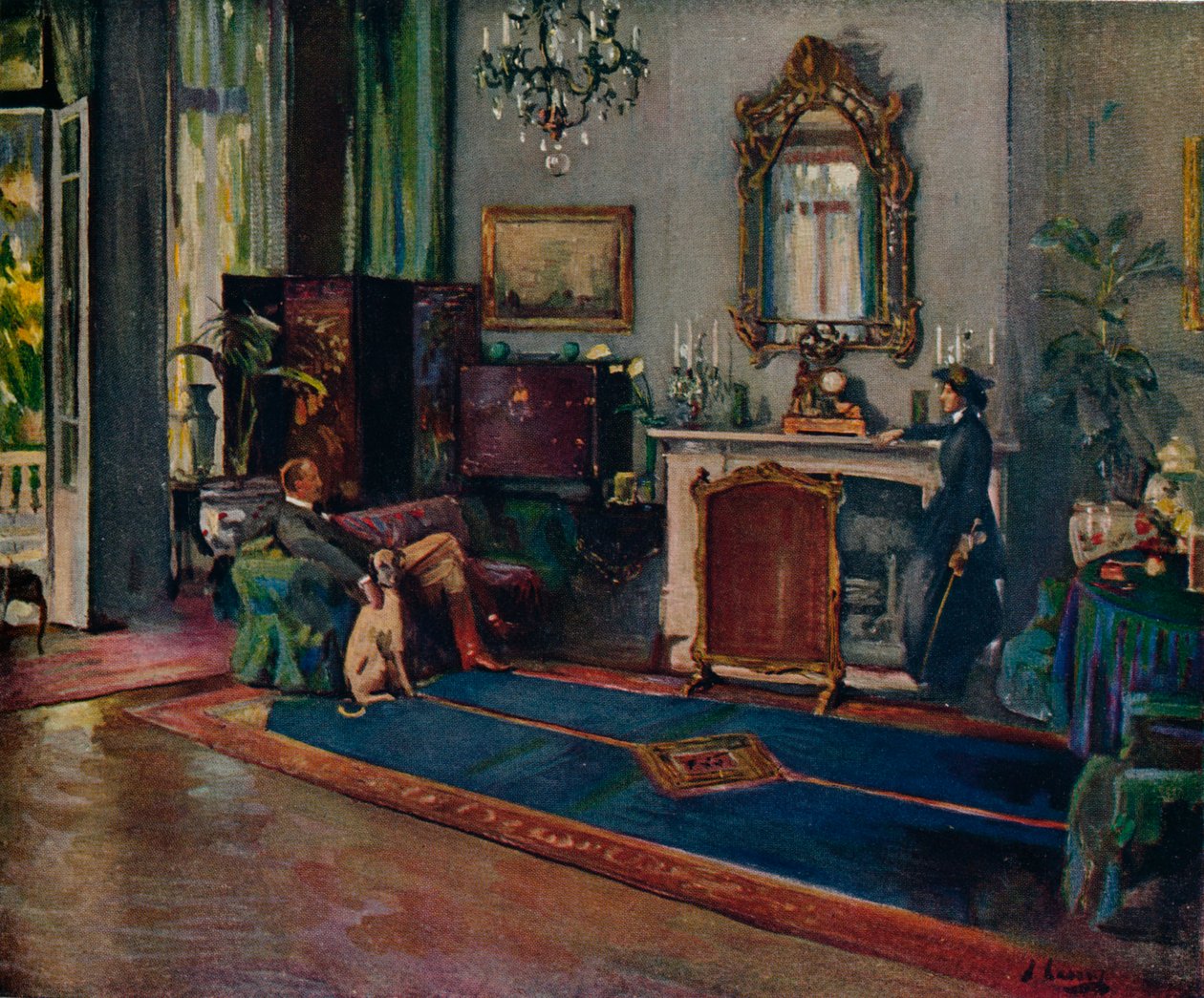De Windhond door Sir John Lavery